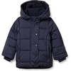 Amazon Essentials Girls and Toddlers’ Heavyweight Hooded Puffer Coat, Water-Resistant(Navy)