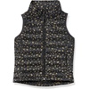 Amazon Essentials Girls and Toddlers’ Lightweight Water-Resistant Packable Puffer Vest(Black Star)