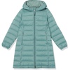 Amazon Essentials Girls and Toddlers’ Long Lightweight Hooded Puffer Jacket(Green)