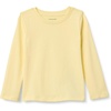 Amazon Essentials Girls and Toddlers’ Long-Sleeve Crewneck T-Shirts, Multipacks(Pastel Yellow)