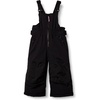 Amazon Essentials Girls and Toddlers’ Water-Resistant Ski & Snow Bib Overall(Black)
