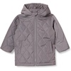 Amazon Essentials Unisex Kids and Toddlers’ Long Quilted Jacket(Grey)