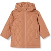 Amazon Essentials Unisex Kids and Toddlers’ Long Quilted Jacket(Light Brown)