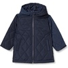 Amazon Essentials Unisex Kids and Toddlers’ Long Quilted Jacket(Navy)