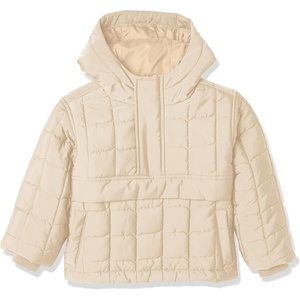 Amazon Essentials Boys and Toddlers’ Quilted Pullover Jacket(Tan)