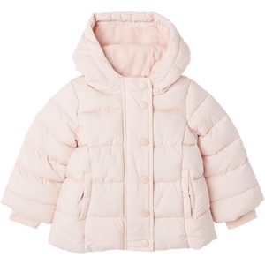 Amazon Essentials Girls and Toddlers’ Heavyweight Hooded Puffer Coat, Water-Resistant(Light Mauve)