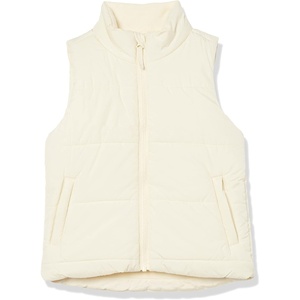 Amazon Essentials Girls and Toddlers’ Heavyweight Puffer Vest(Ivory)