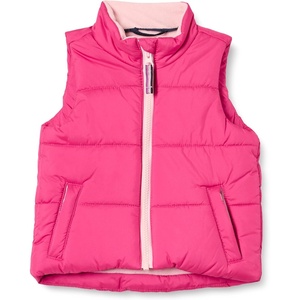 Amazon Essentials Girls and Toddlers’ Heavyweight Puffer Vest(Pink)