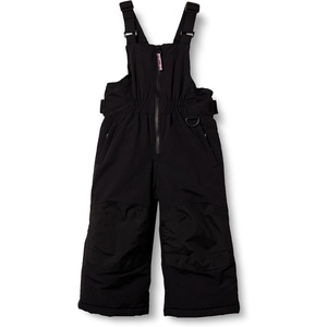 Amazon Essentials Girls and Toddlers’ Water-Resistant Ski & Snow Bib Overall(Black)