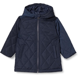 Amazon Essentials Unisex Kids and Toddlers’ Long Quilted Jacket(Navy)