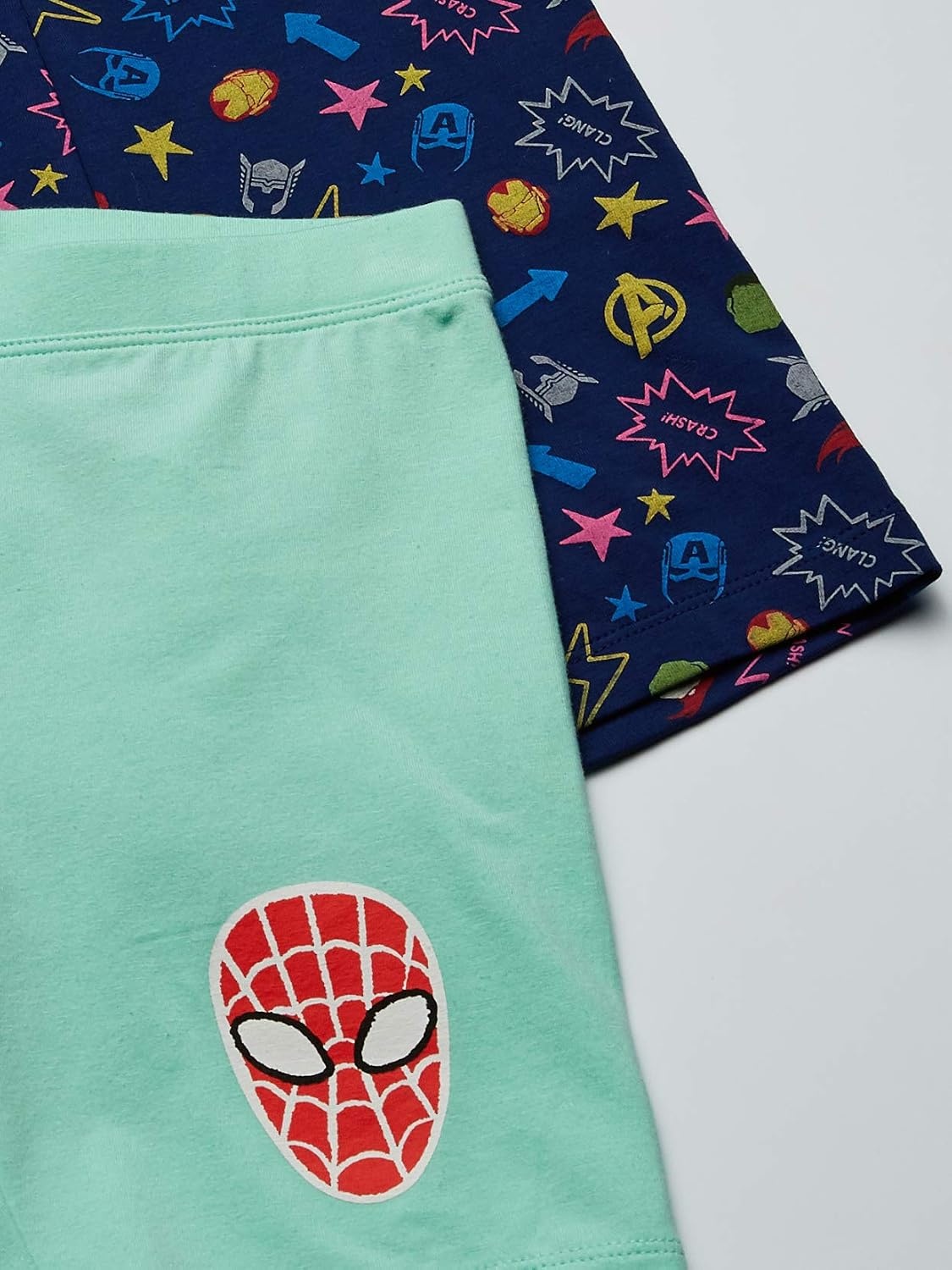 image:imageAmazon Essentials Disney Marvel Star Wars Girls and Toddlers Bike Shorts Discontinued Colors Pack of 4Marvel Icons