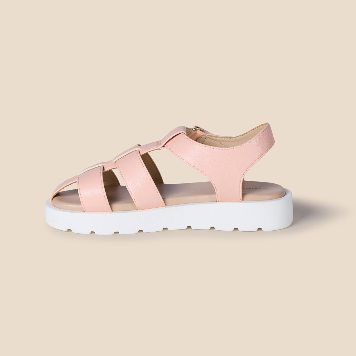 image:imageAmazon Essentials Girls Closed Toe Fisherman SandalsPink Faux Leather