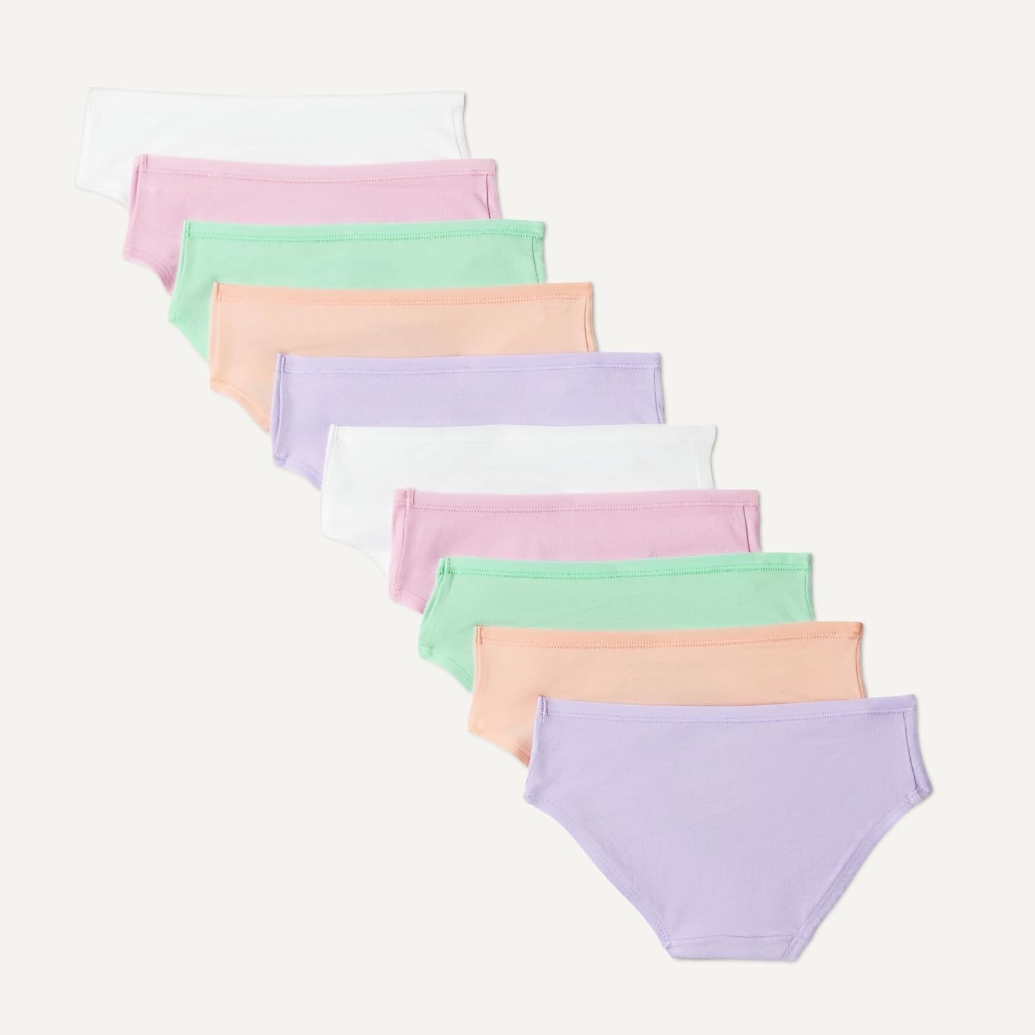 image:imageAmazon Essentials Girls Cotton Jersey Bikini UnderwearPastels