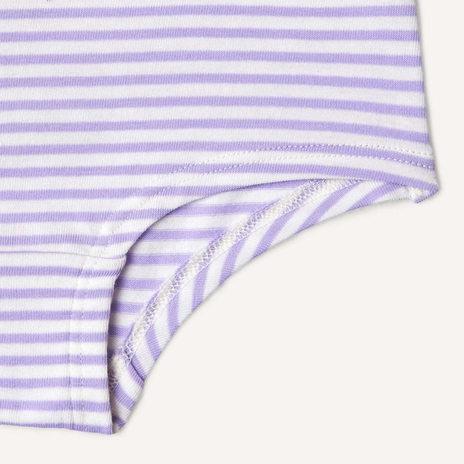 image:imageAmazon Essentials Girls Cotton Jersey Hipster UnderwearLilac Rainbow Stripes