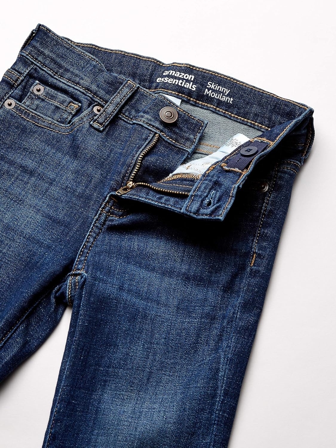 image:imageAmazon Essentials Girls Skinny Fit Stretch JeansMedium Wash
