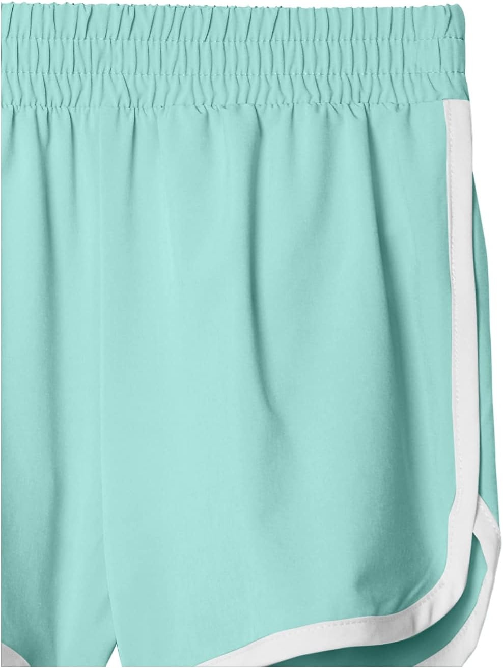 image:imageAmazon Essentials Girls and Toddlers Active Performance Running Shorts with Elasticized Waistband Pack of 2Aqua BlueGrey