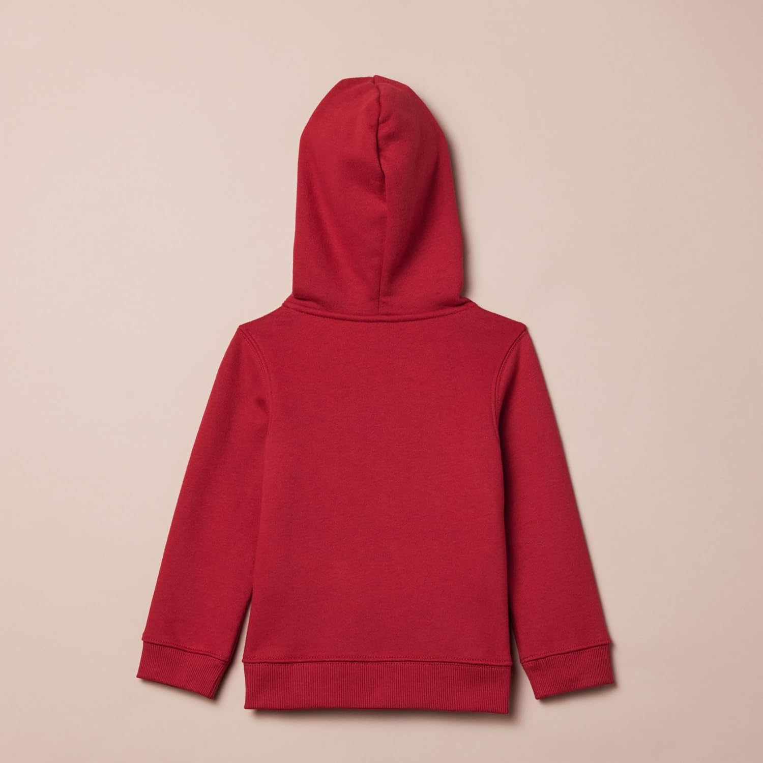 image:imageAmazon Essentials Girls and Toddlers Fleece ZipUp Hooded Sweatshirt with Lined Hood and Rib Knit DetailRed