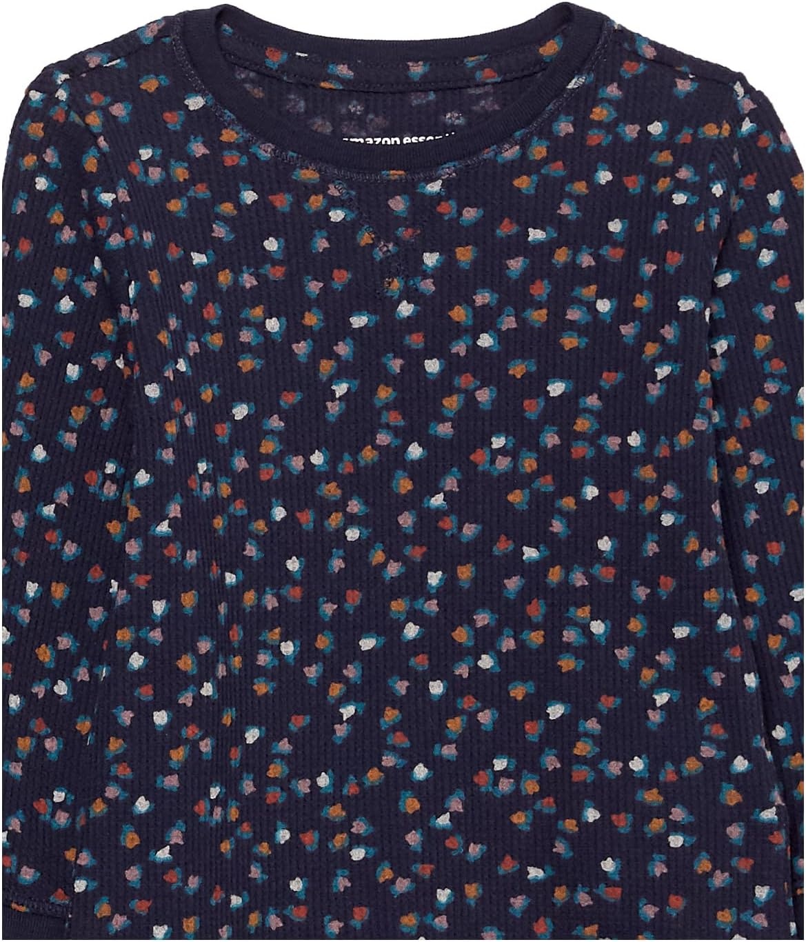 image:imageAmazon Essentials Girls and Toddlers LongSleeve Knit Thermal TShirts Pack of 3Multi Ditsy Floral