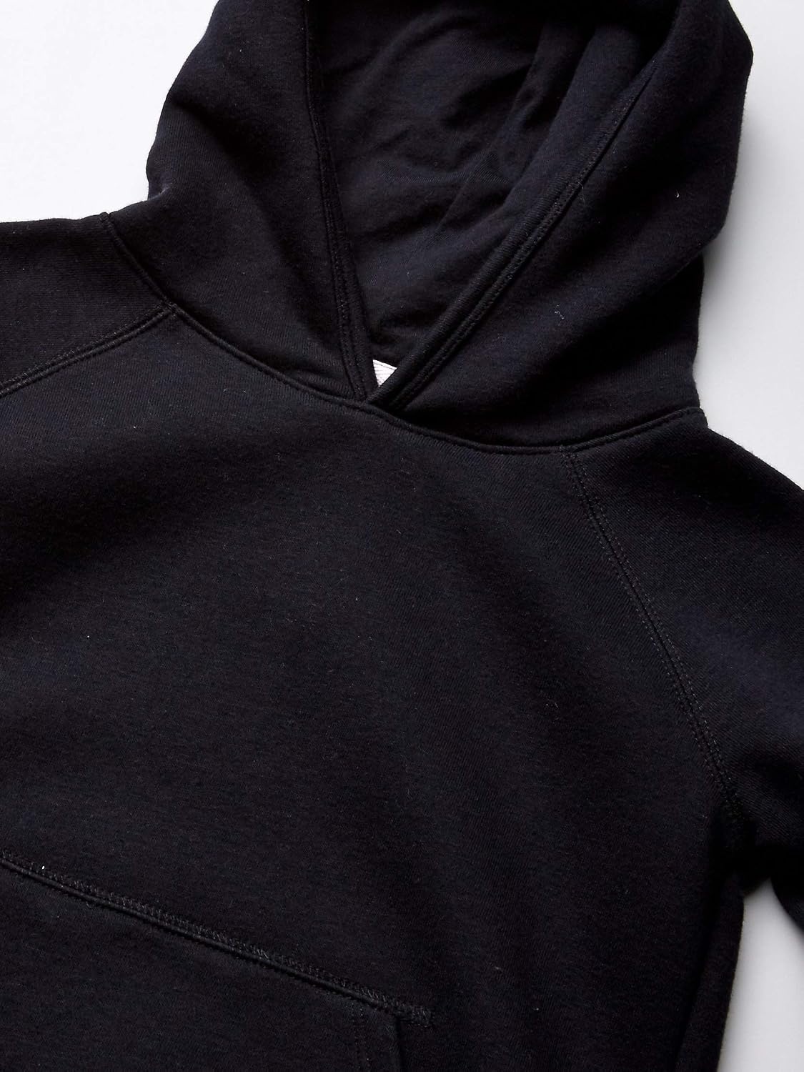 image:imageAmazon Essentials Girls and Toddlers Pullover Hoodie Sweatshirt with Kangaroo PocketBlack