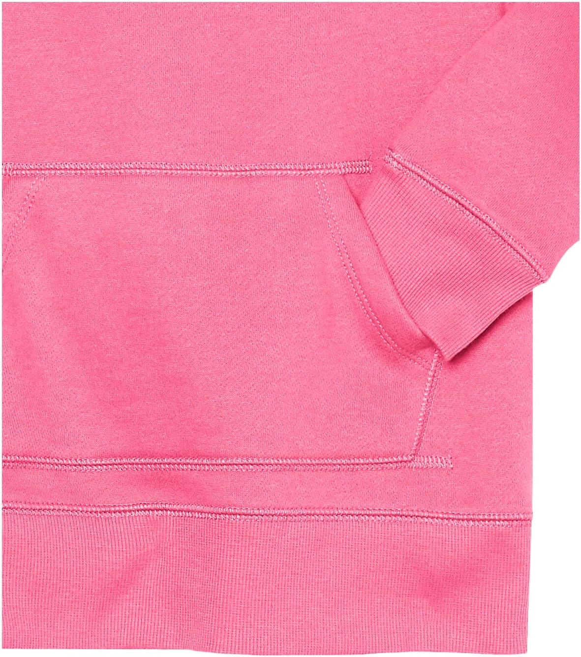 image:imageAmazon Essentials Girls and Toddlers Pullover Hoodie Sweatshirt with Kangaroo PocketBright Pink