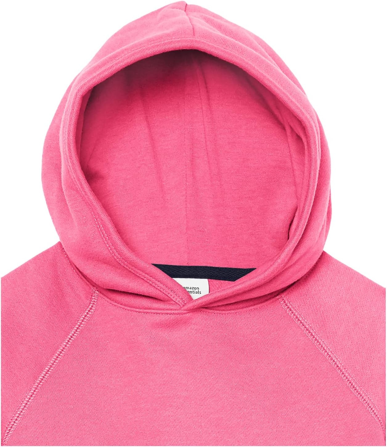 image:imageAmazon Essentials Girls and Toddlers Pullover Hoodie Sweatshirt with Kangaroo PocketBright Pink