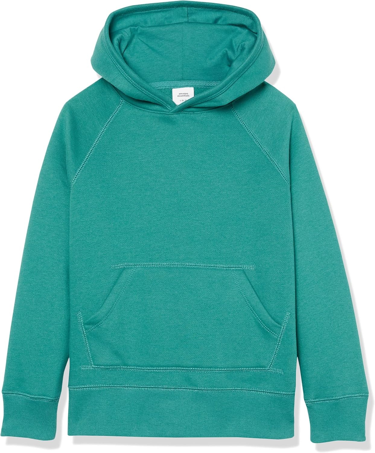 image:imageAmazon Essentials Girls and Toddlers Pullover Hoodie Sweatshirt with Kangaroo PocketTeal