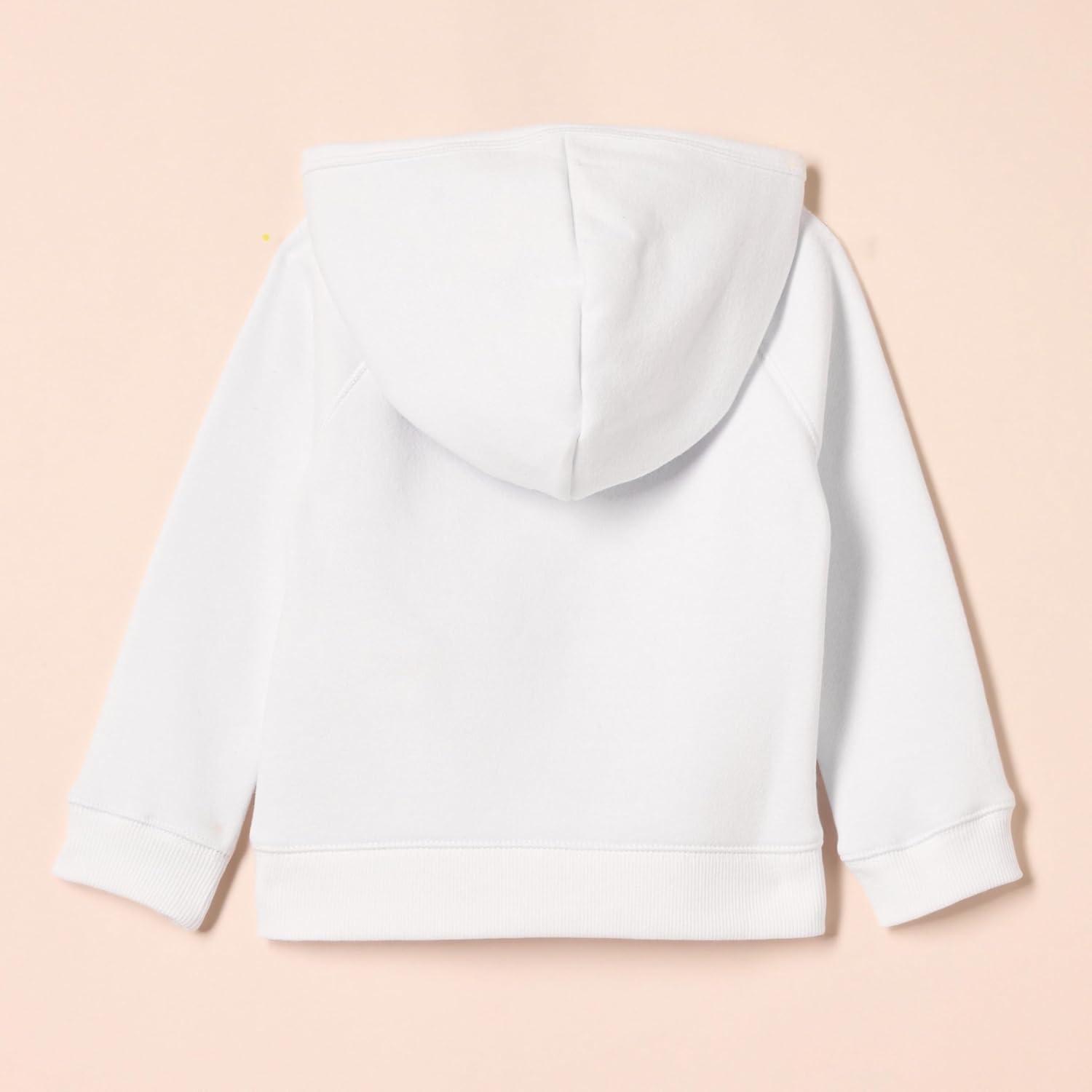 image:imageAmazon Essentials Girls and Toddlers Pullover Hoodie Sweatshirt with Kangaroo PocketWhite