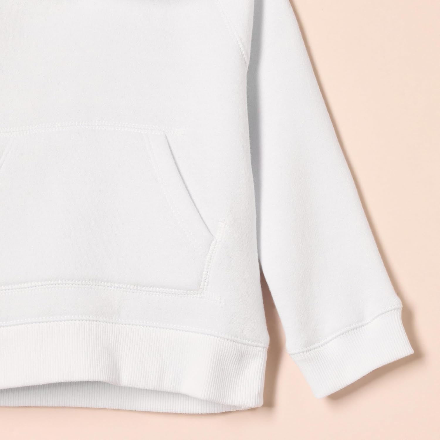 image:imageAmazon Essentials Girls and Toddlers Pullover Hoodie Sweatshirt with Kangaroo PocketWhite