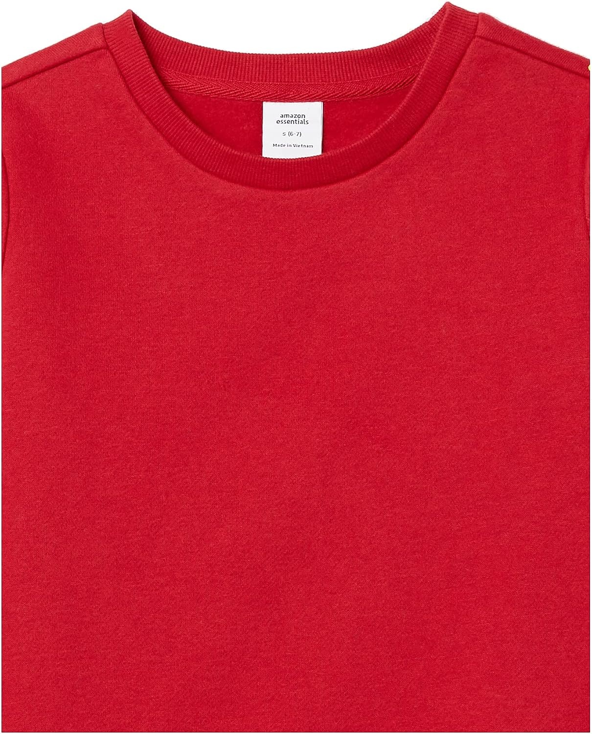 image:imageAmazon Essentials Girls and Toddlers Relaxed Fit Fleece Crewneck Pullover Sweatshirts Pack of 22pack Red