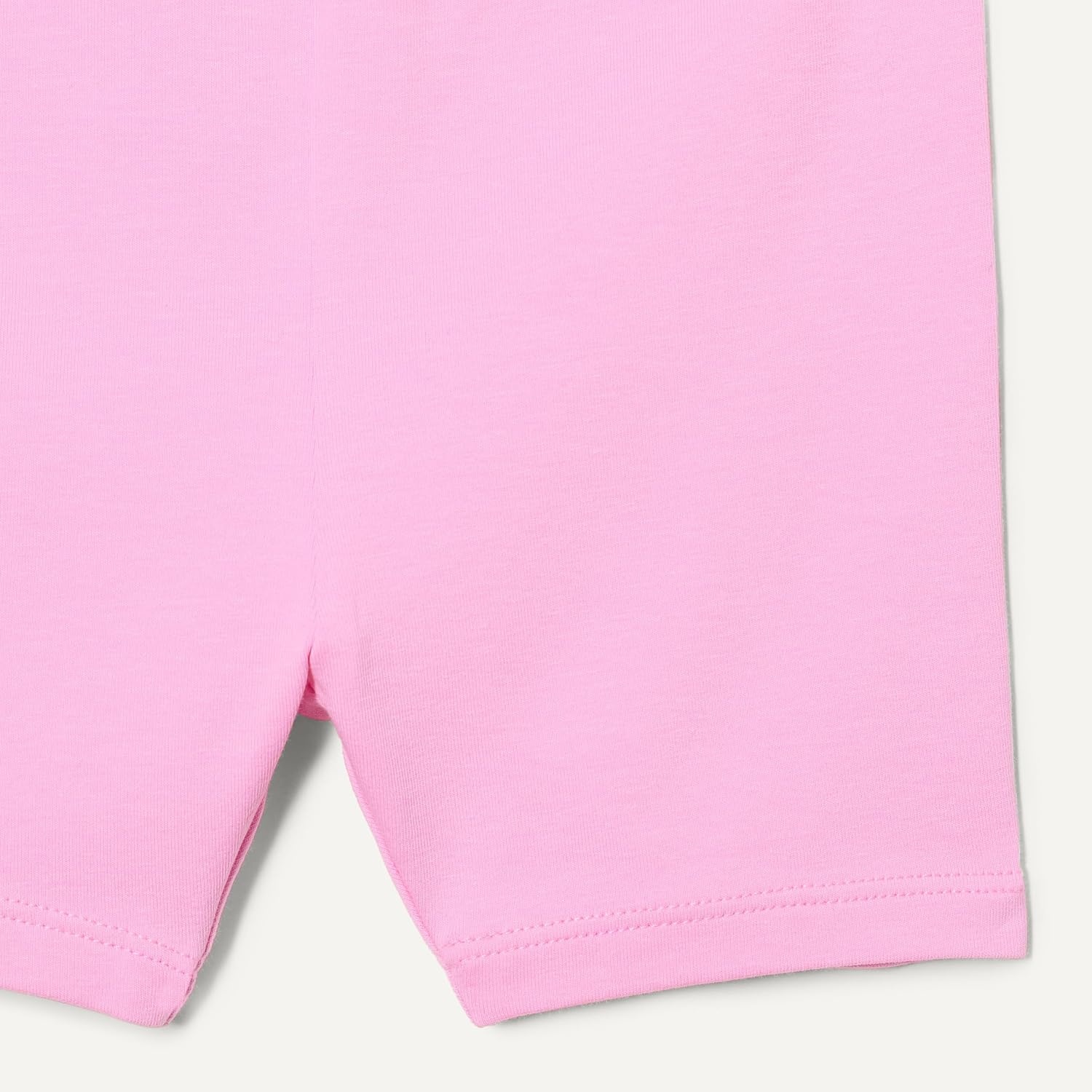 image:imageAmazon Essentials Girls and Toddlers Short Sleeve TShirt and Bike Short Set Pack of 2PinkUnicorn