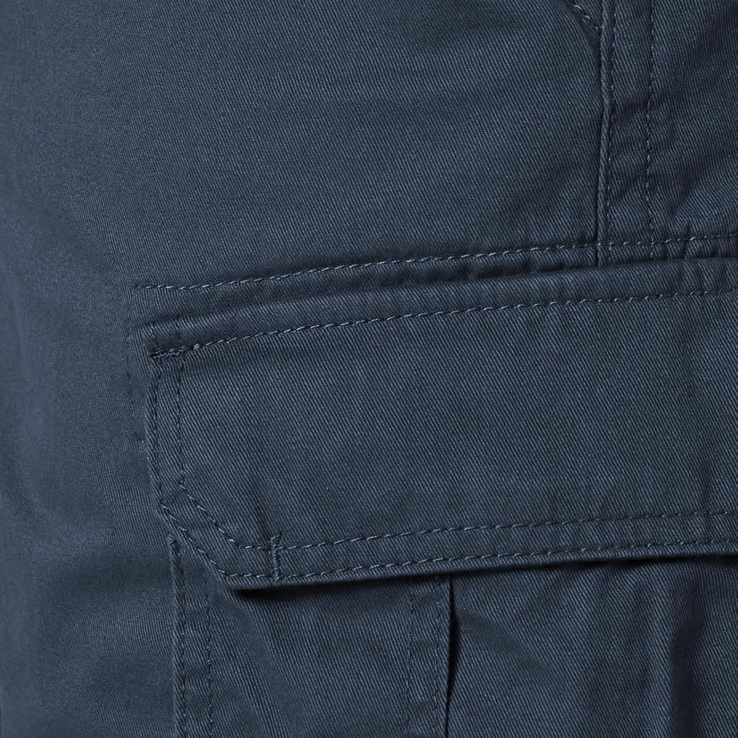 image:imageAmazon Essentials Mens 10 ClassicFit Cotton Twill Cargo Shorts Multiple Pockets Available in Big amp TallDark Navy