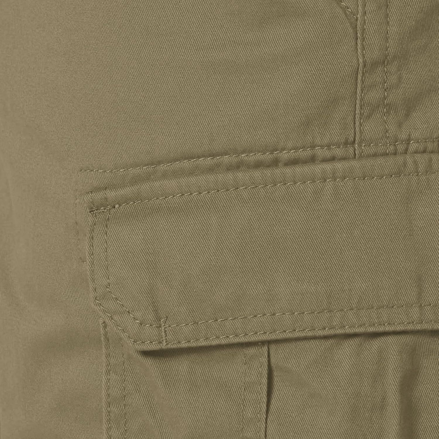 image:imageAmazon Essentials Mens 10 ClassicFit Cotton Twill Cargo Shorts Multiple Pockets Available in Big amp TallKhaki