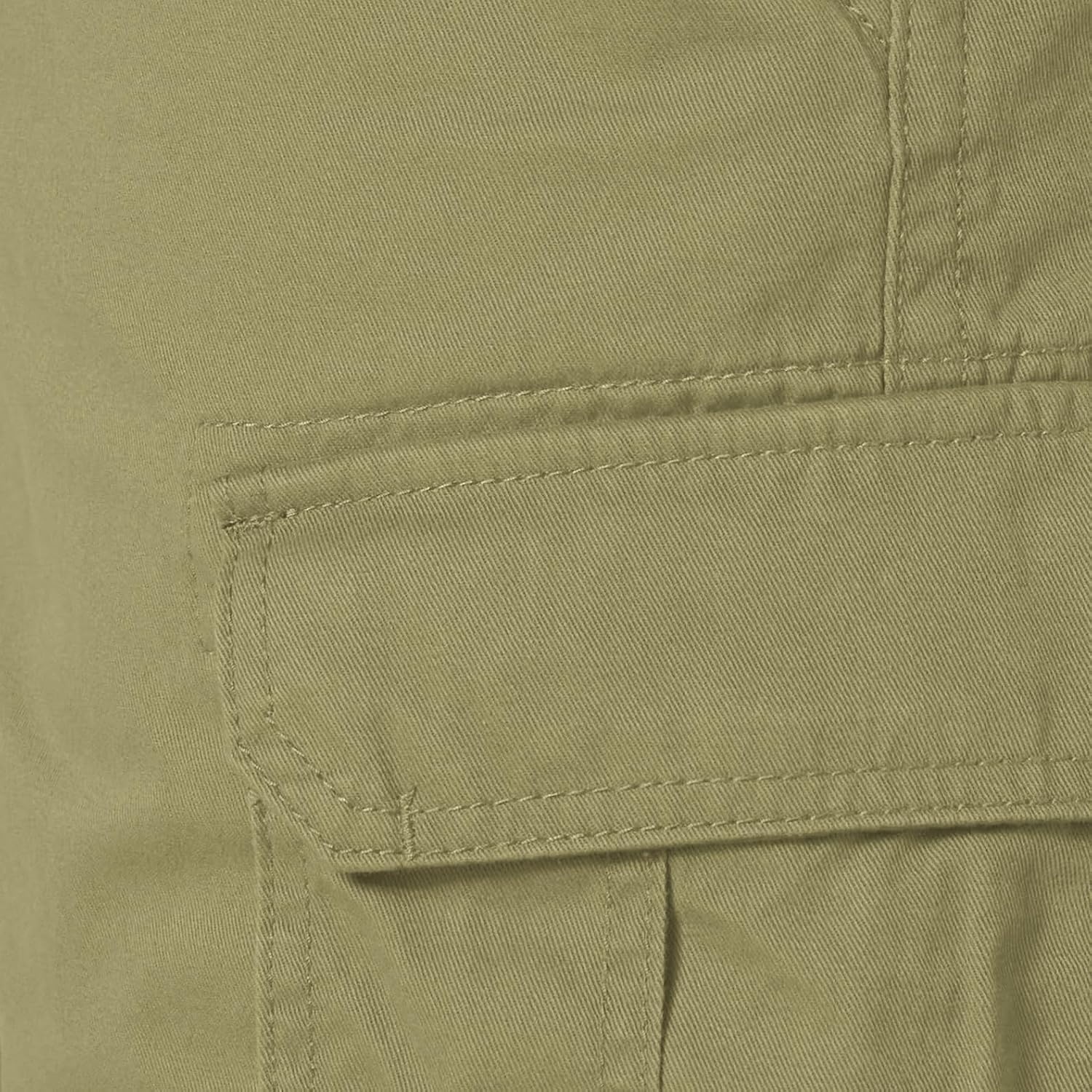 image:imageAmazon Essentials Mens 10 ClassicFit Cotton Twill Cargo Shorts Multiple Pockets Available in Big amp TallLight Olive