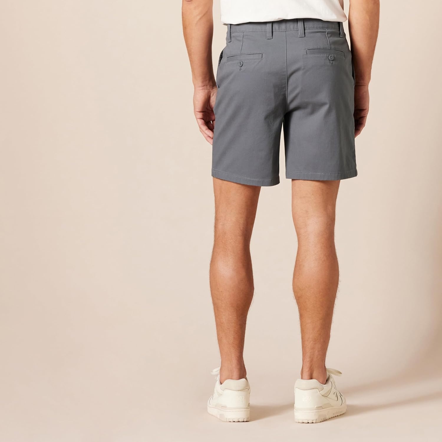 image:imageAmazon Essentials Mens 7 Stretch Chino ShortsCharcoal