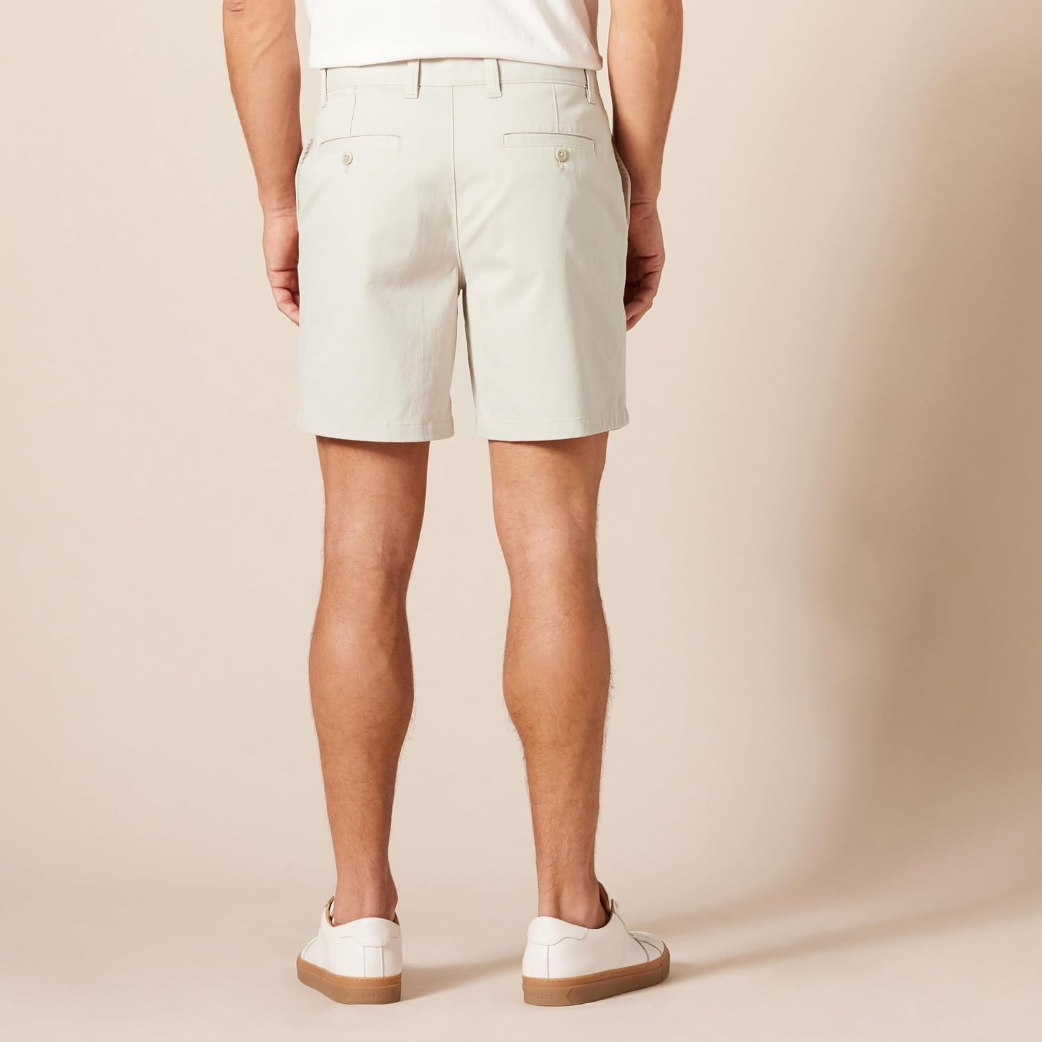 image:imageAmazon Essentials Mens 7 Stretch Chino ShortsStone