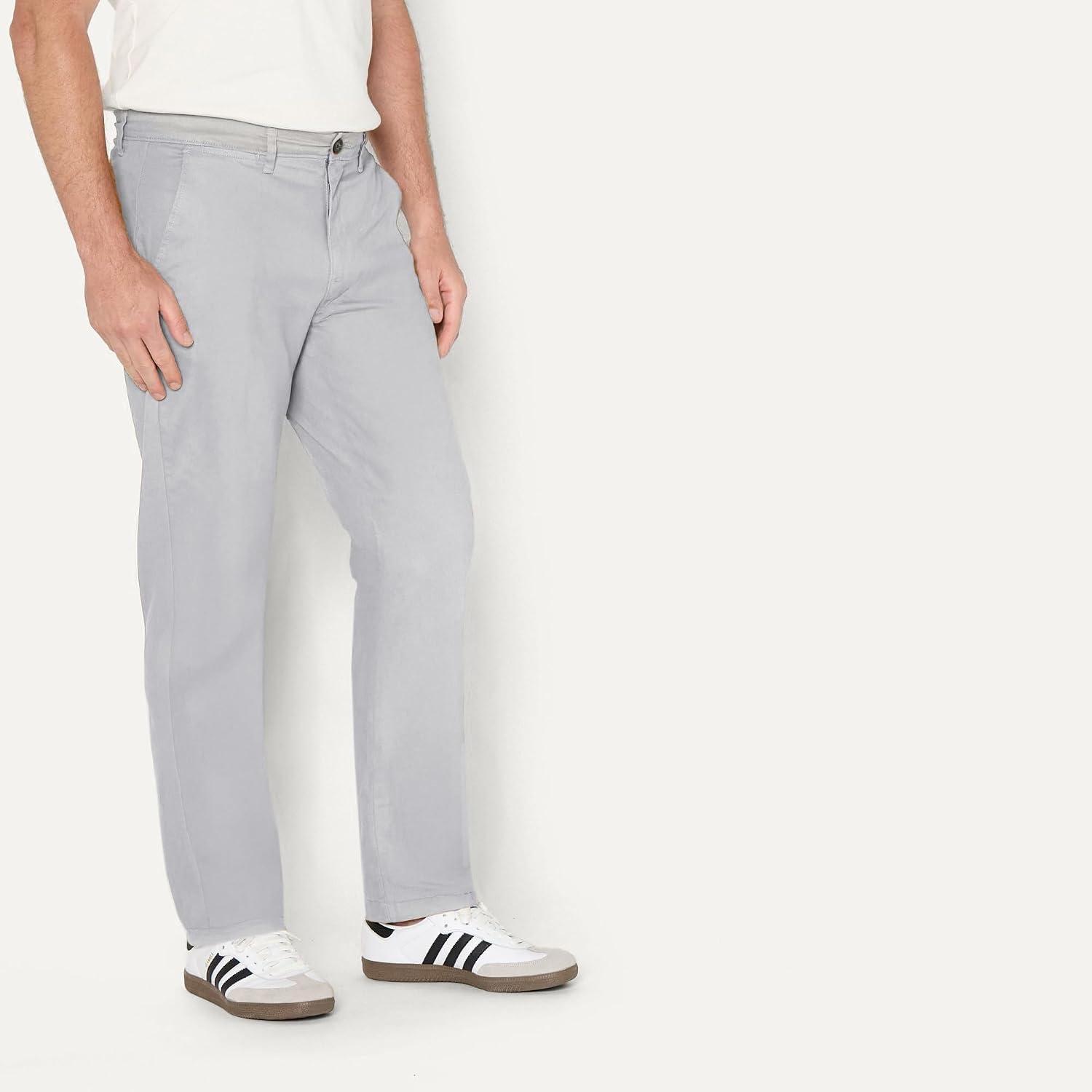 image:imageAmazon Essentials Mens AthleticFit Chino PantsGrey