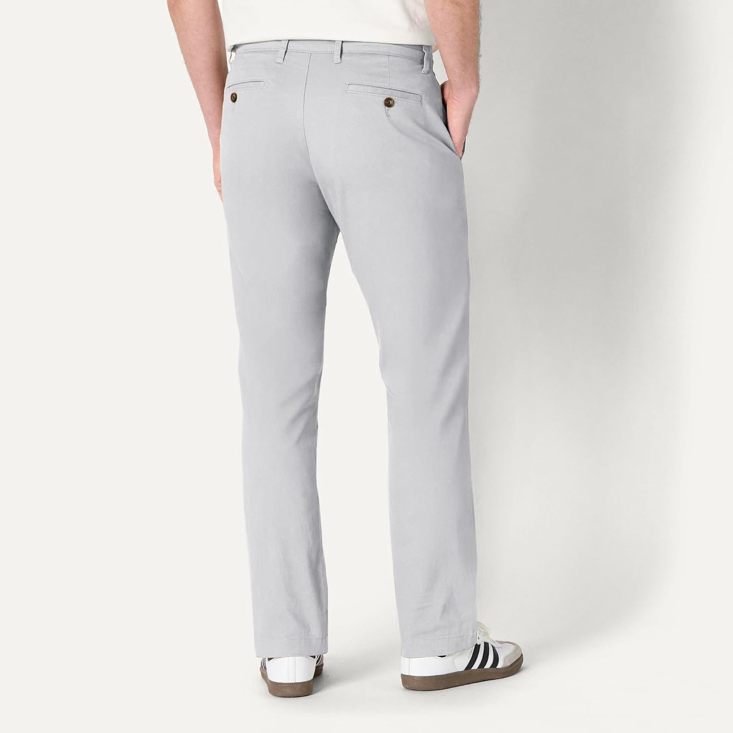 image:imageAmazon Essentials Mens AthleticFit Chino PantsGrey