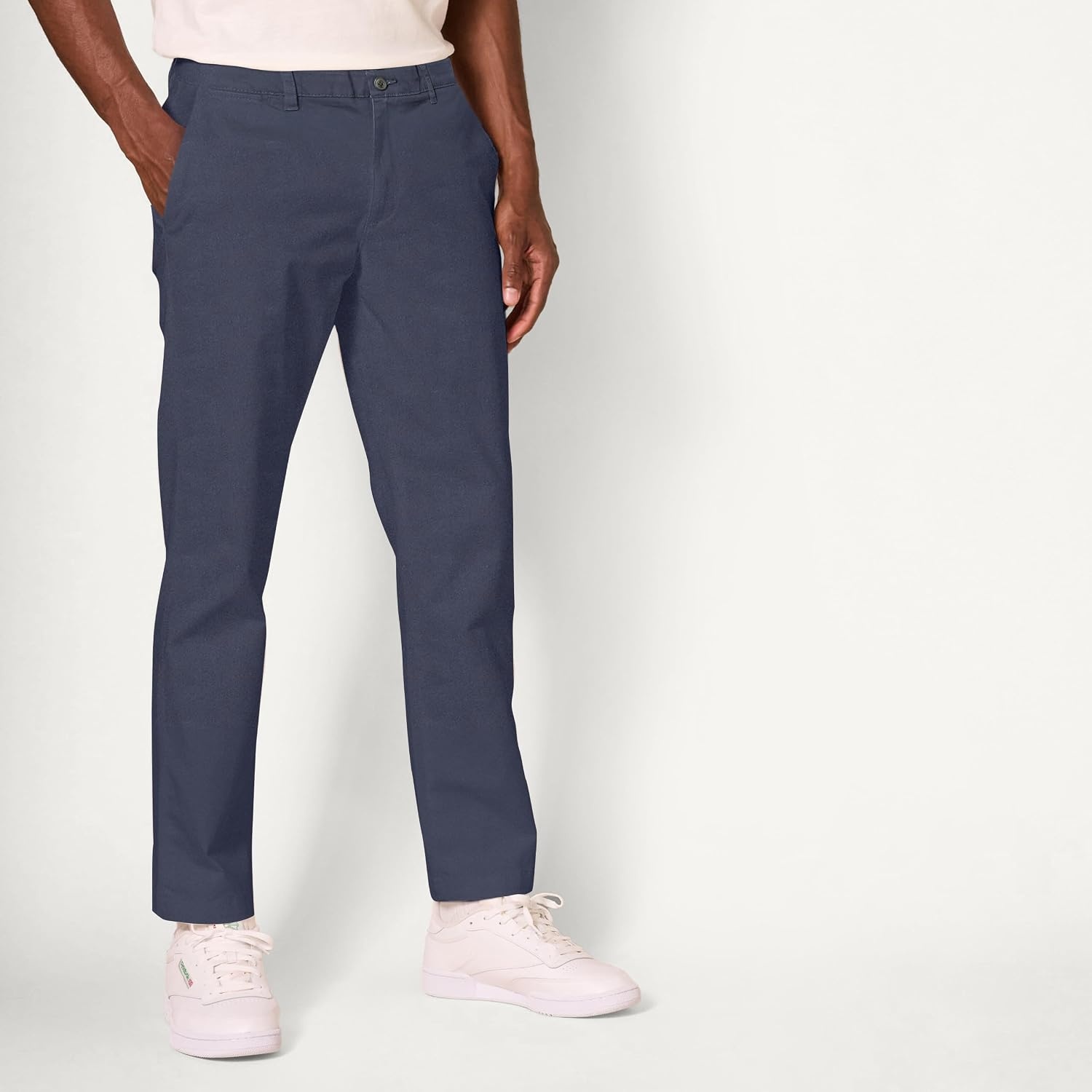 image:imageAmazon Essentials Mens AthleticFit Chino PantsNavy