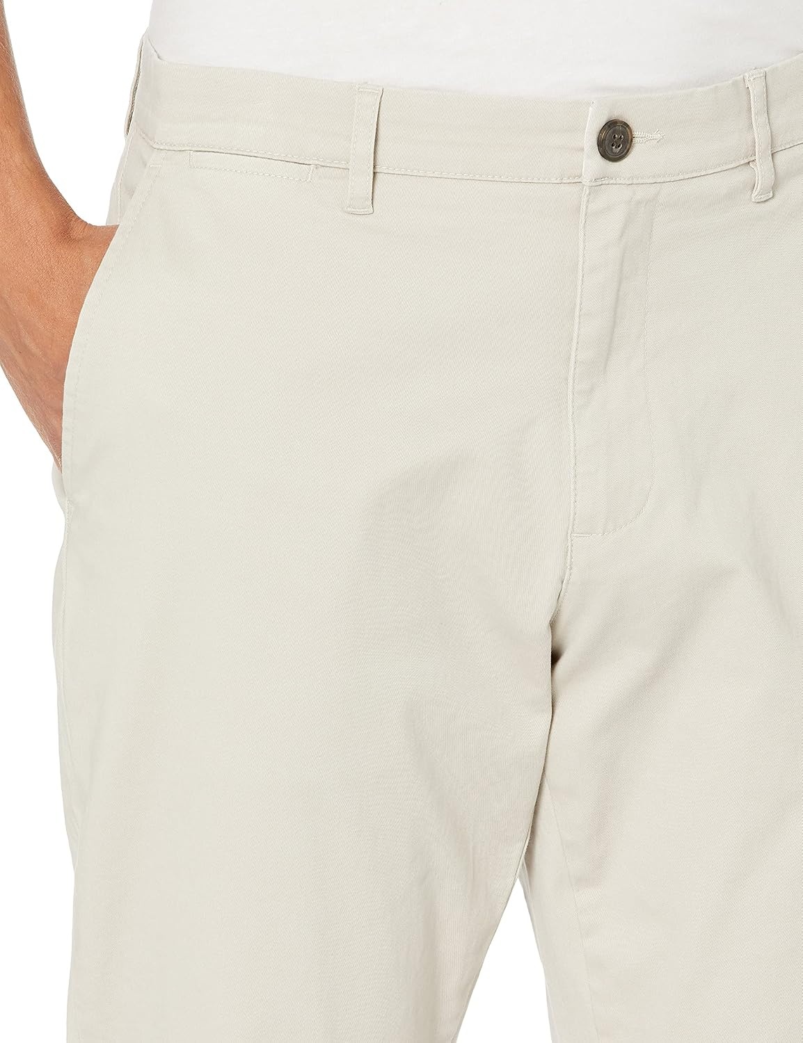 image:imageAmazon Essentials Mens AthleticFit Chino PantsStone