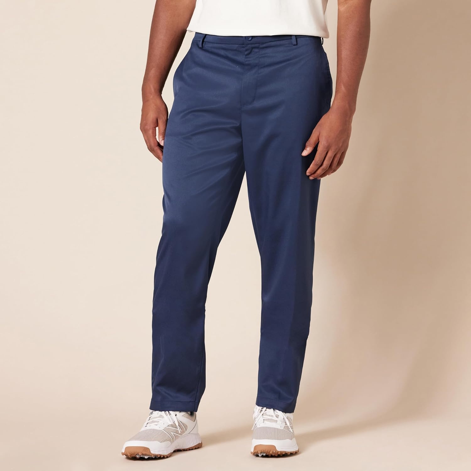 image:imageAmazon Essentials Mens AthleticFit MoistureWicking Stretch Golf Pants with Active Waistband Available in Big amp TallNavy