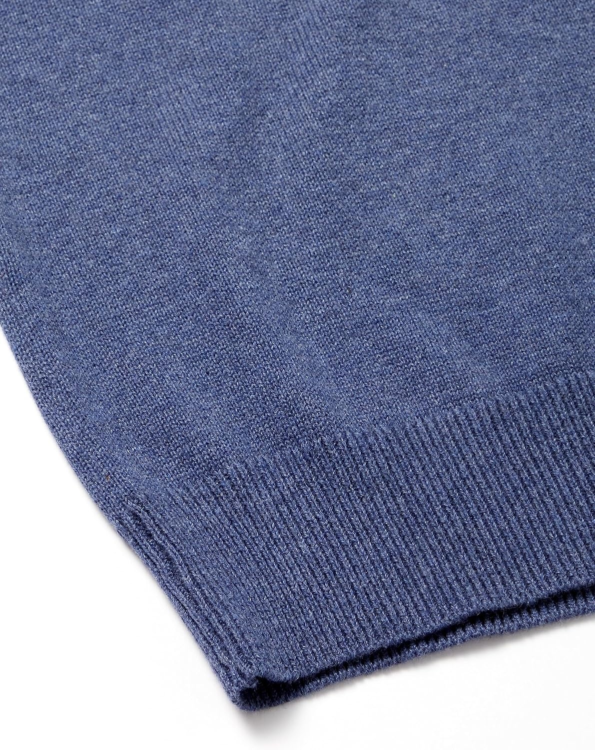 image:imageAmazon Essentials Mens Cable Knit LongSleeve Crewneck Sweater 100 Cotton Big amp Tall Options AvailableBlue Heather