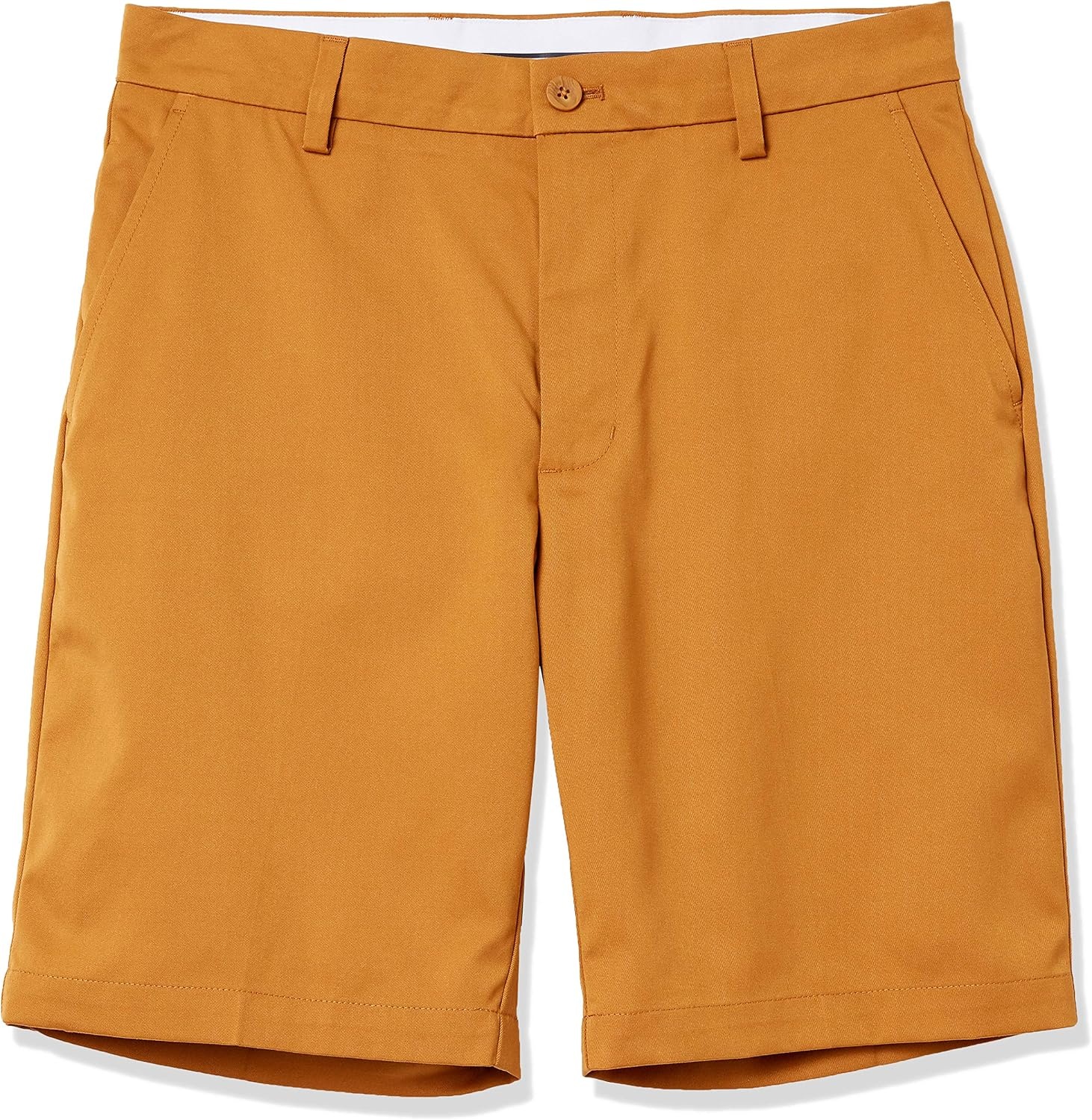image:imageAmazon Essentials Mens ClassicFit 9 Inseam MoistureWicking Golf Shorts Functional Pockets Available in Big amp TallApricot Orange