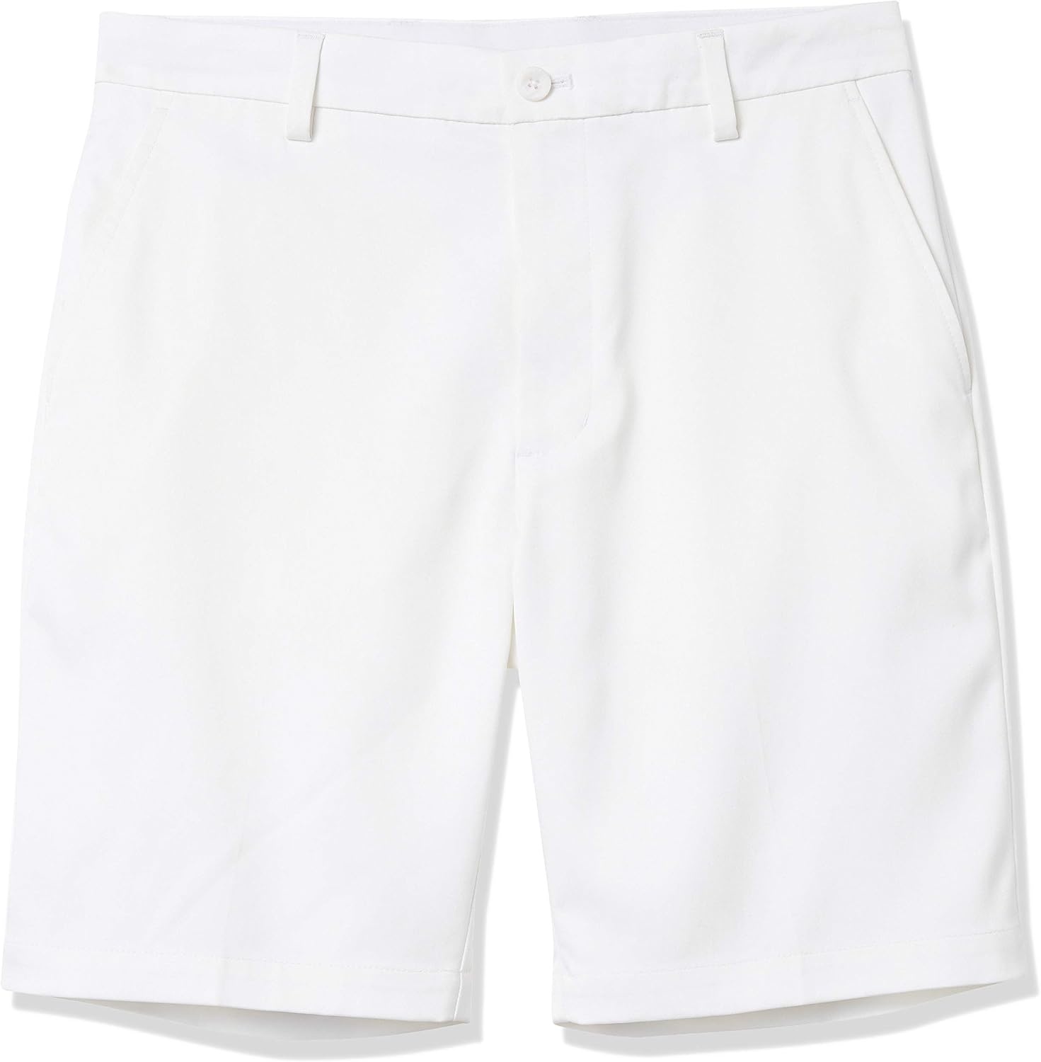 image:imageAmazon Essentials Mens ClassicFit 9 Inseam MoistureWicking Golf Shorts Functional Pockets Available in Big amp TallWhite
