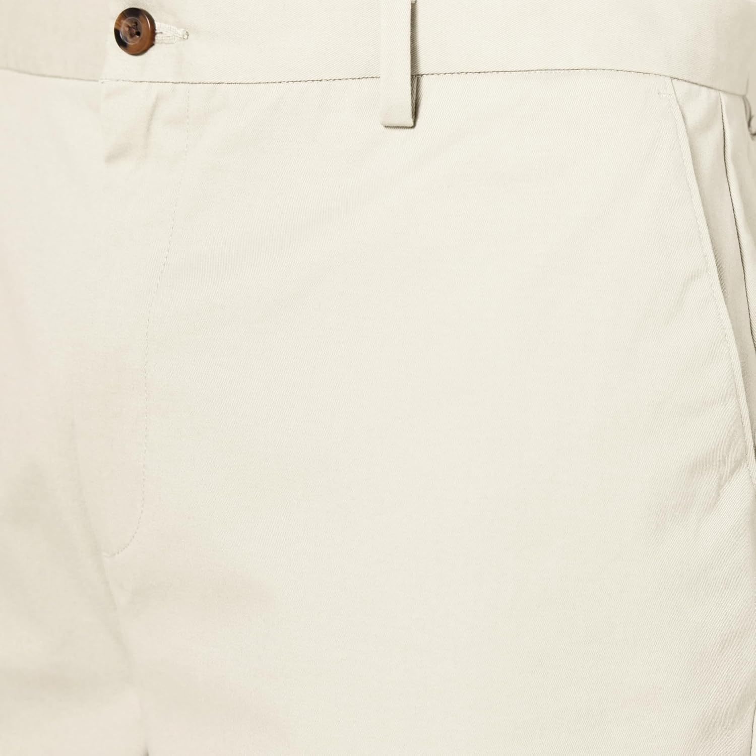 image:imageAmazon Essentials Mens ClassicFit WrinkleResistant FlatFront Stretch Chino PantStone