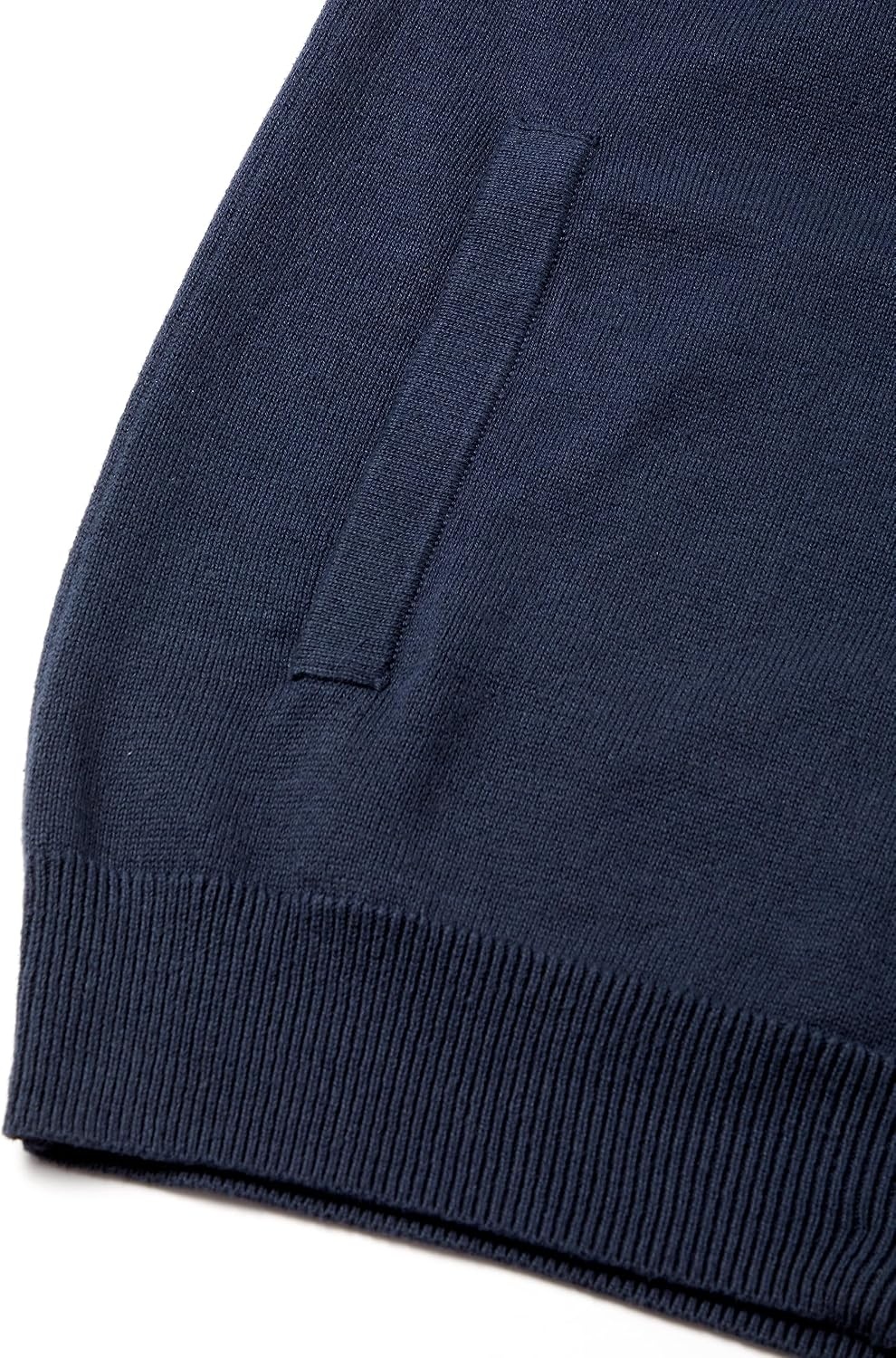image:imageAmazon Essentials Mens FullZip Cotton SweaterNavy