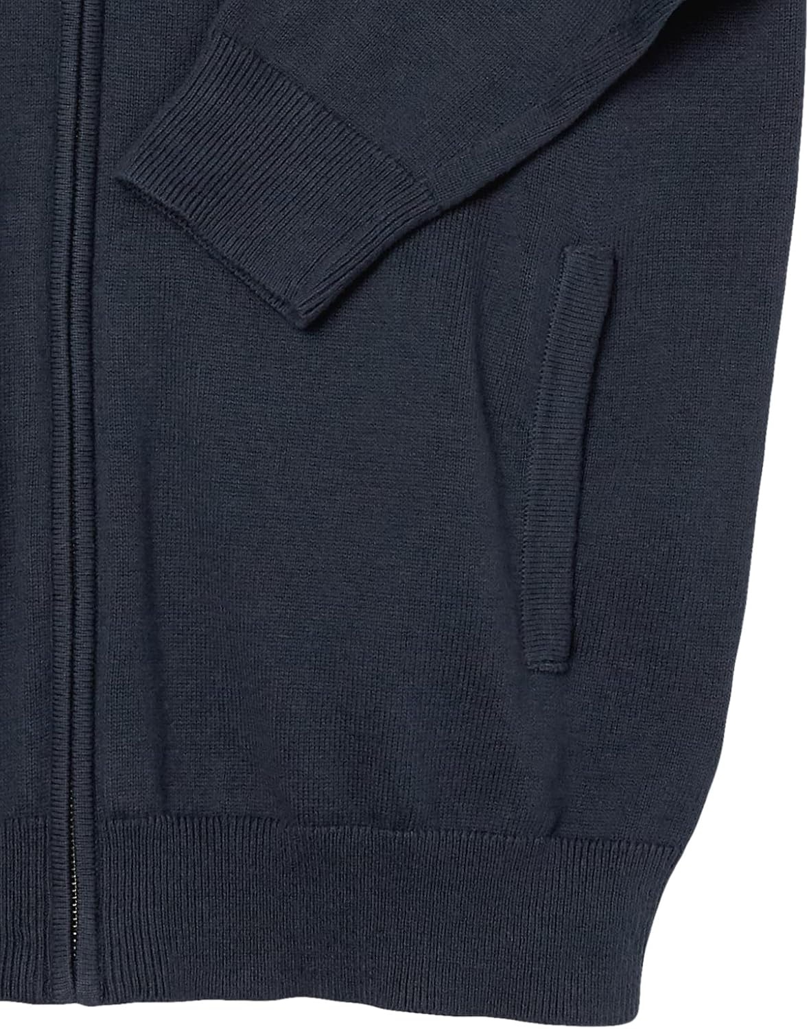image:imageAmazon Essentials Mens FullZip Cotton SweaterNavy