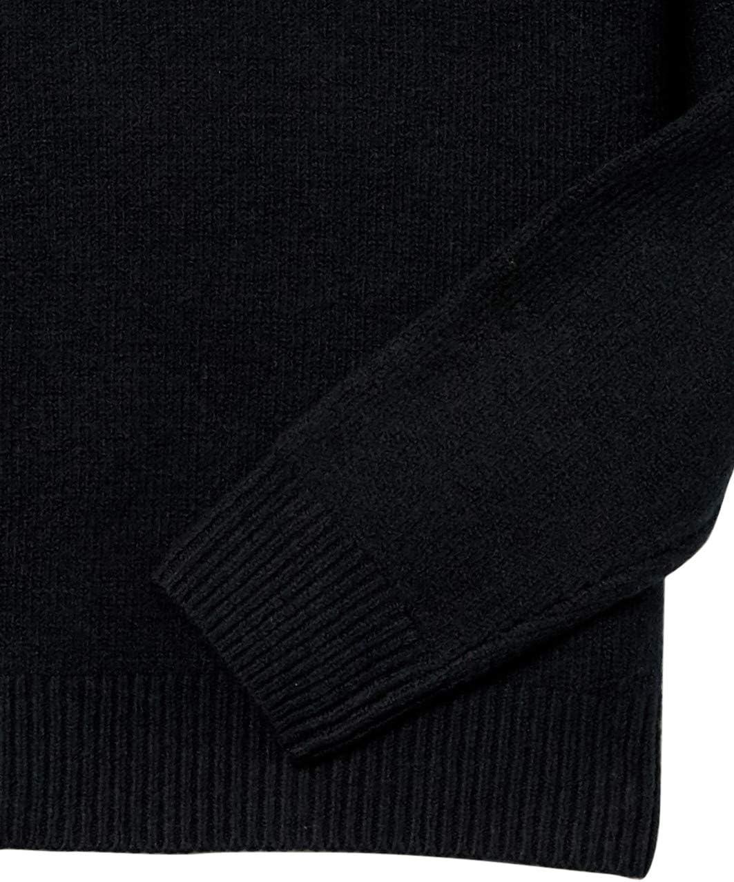 image:imageAmazon Essentials Mens LongSleeve Soft Touch Rib QuarterZip SweaterBlack