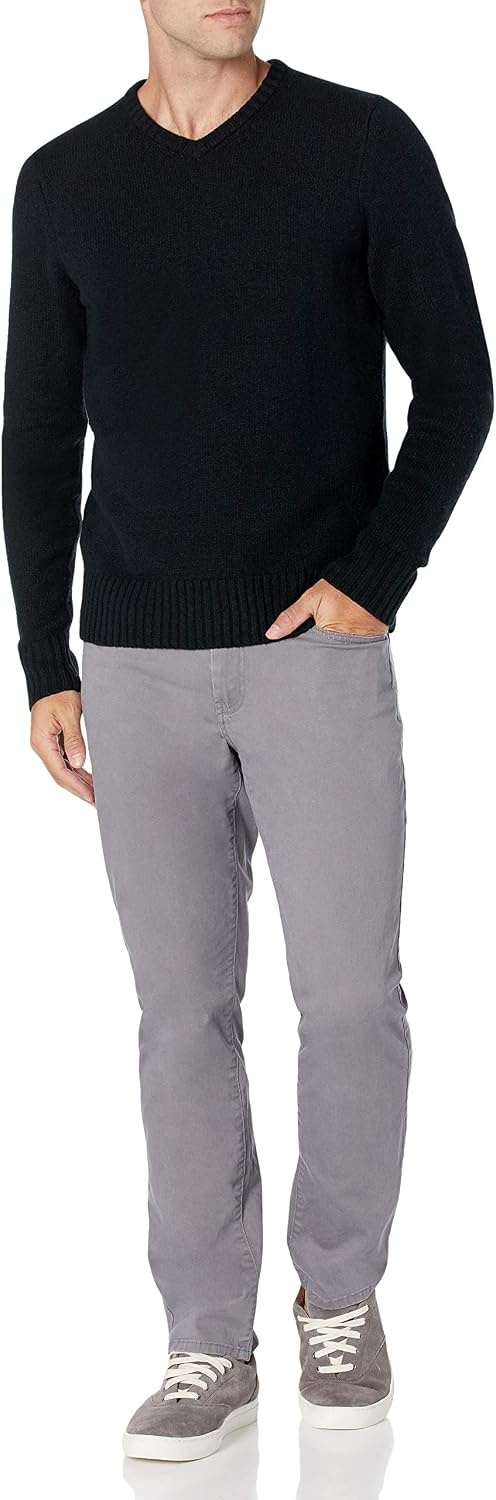 image:imageAmazon Essentials Mens LongSleeve Soft Touch SweaterBlack