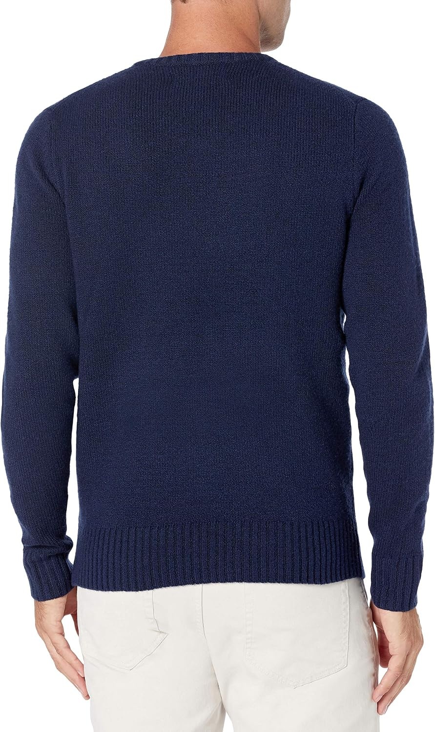 image:imageAmazon Essentials Mens LongSleeve Soft Touch SweaterNavy