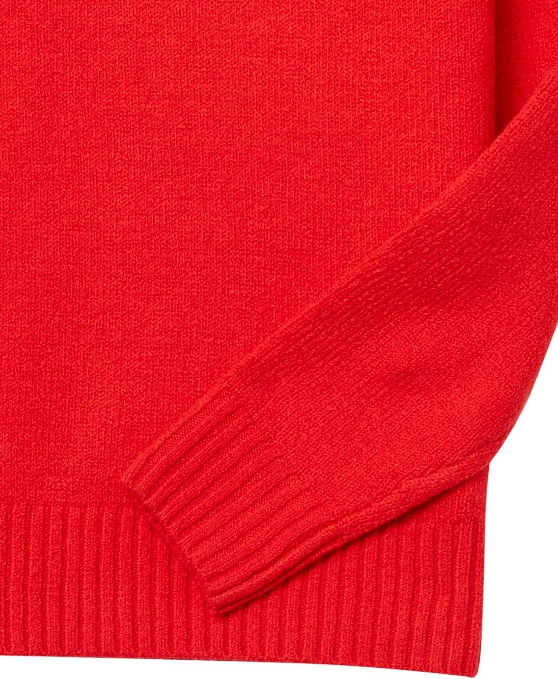 image:imageAmazon Essentials Mens LongSleeve Soft Touch SweaterRed